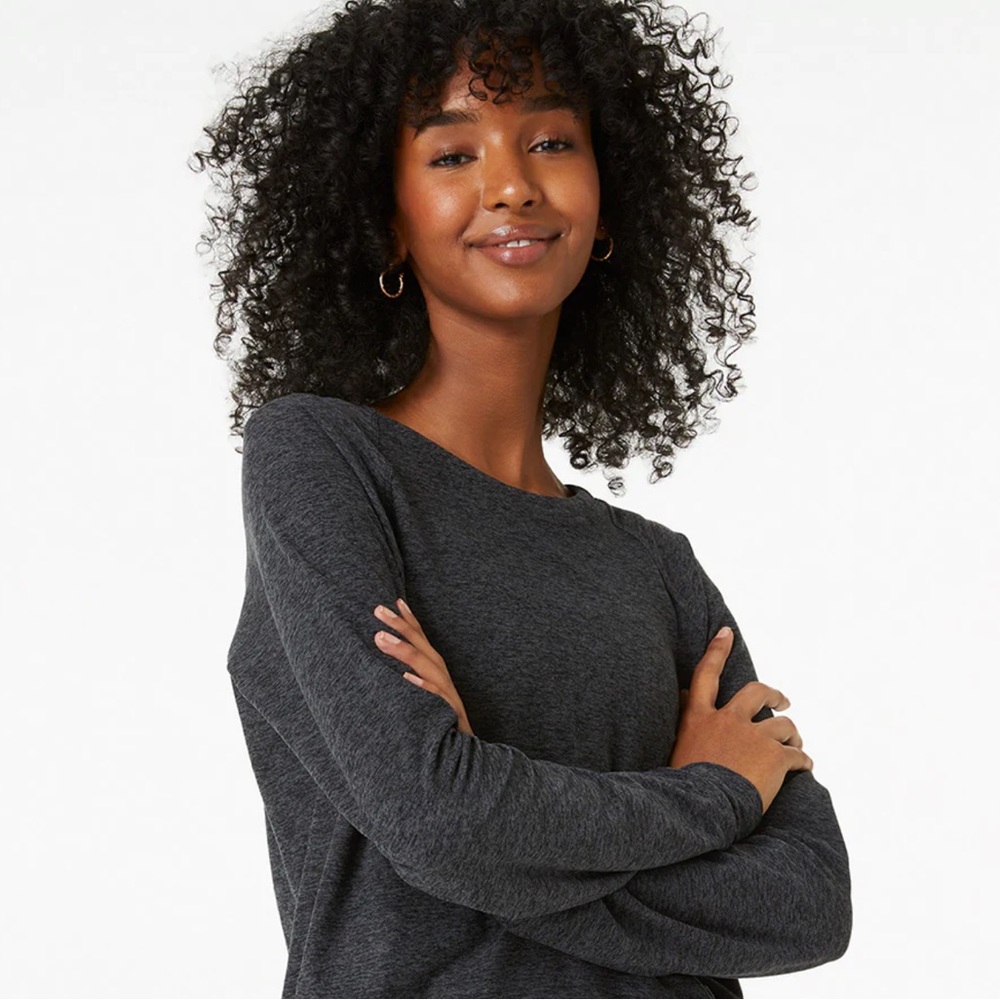Outdoor Voices Cloudknit Shrunken Crew Longsleeve Sweatshirt